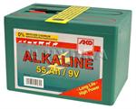 AKO 9V alkaline batteri, 55 Ah
